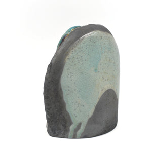 BOUTEILLE/VASE RAKU