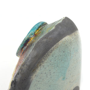 BOUTEILLE/VASE RAKU