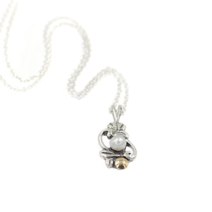 PENDENTIF DE PERLE DE FLEUR