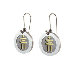 BOUCLES D'OREILLES INUKSHUK