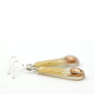 BOUCLES D’OREILLES VERRE FUSION