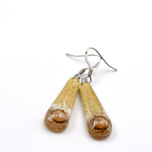 BOUCLES D’OREILLES VERRE FUSION