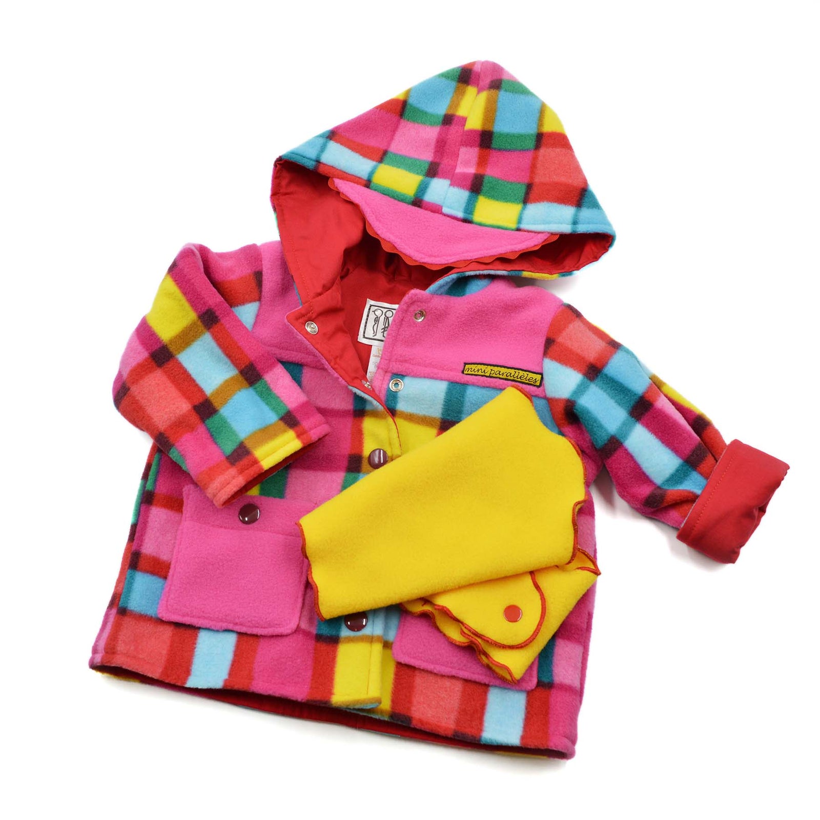 Veste polaire avec cache-cou