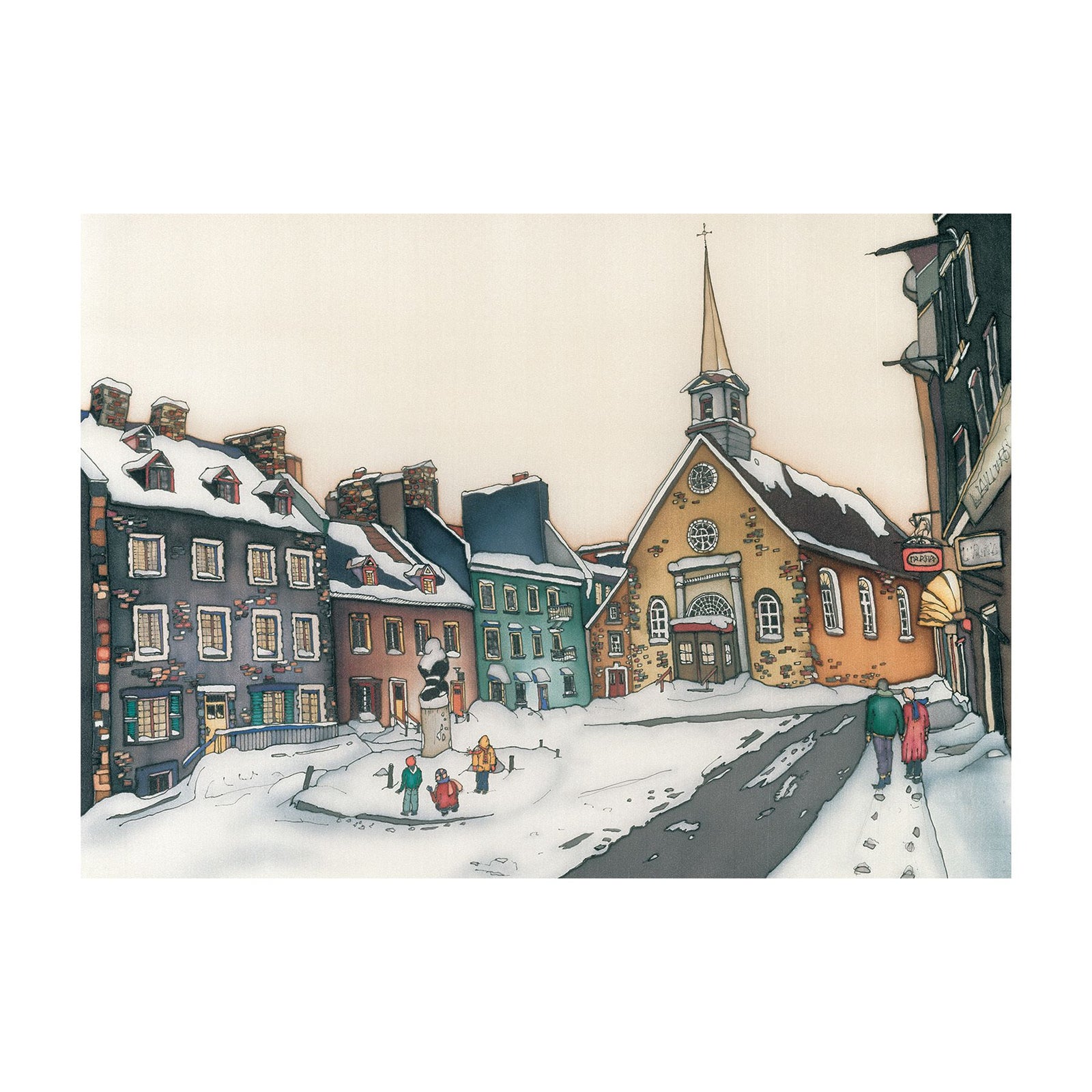 Giclée sur l'acrylique - Église Notre Dame des Victoires