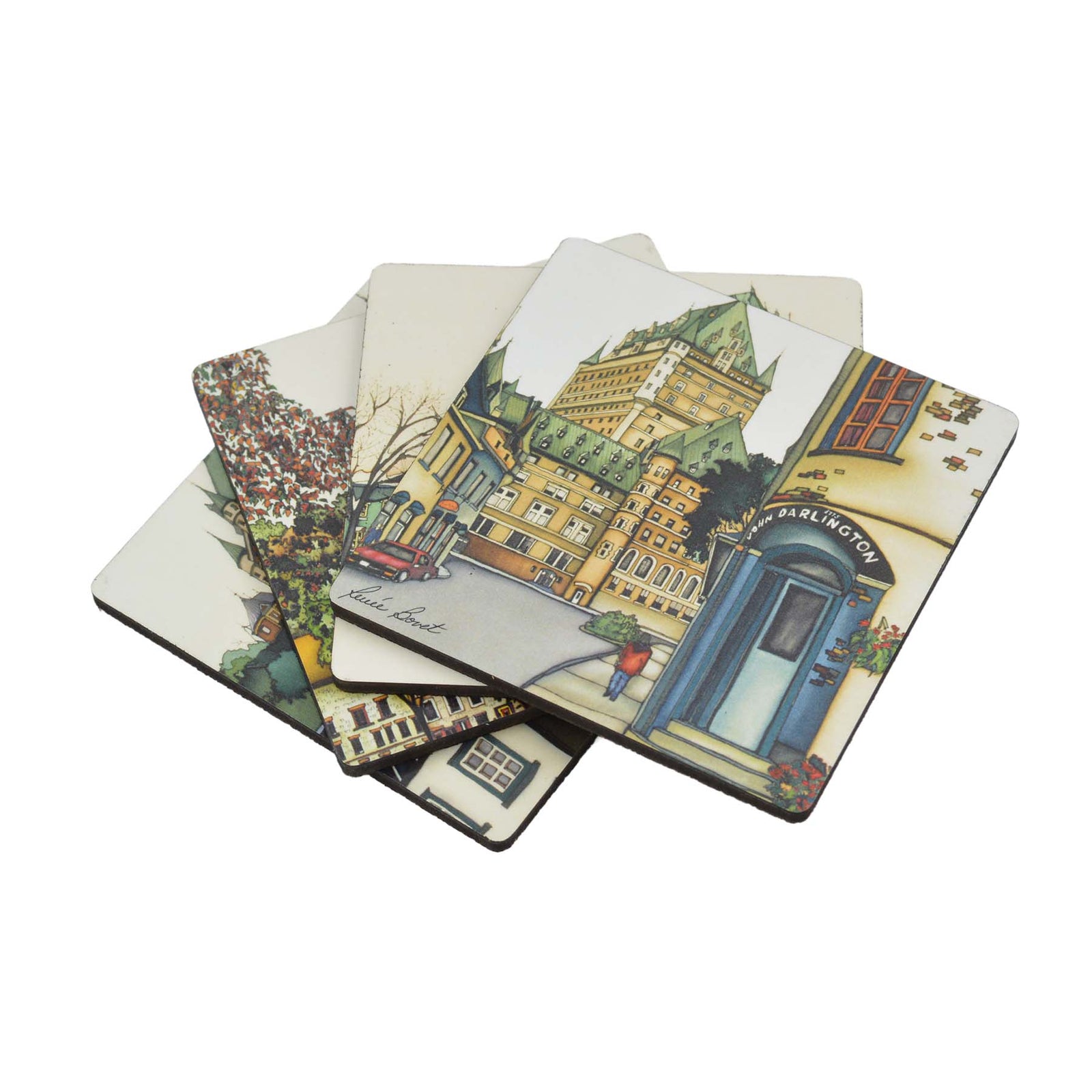 Ensemble de 4 sous-verres Frontenac
