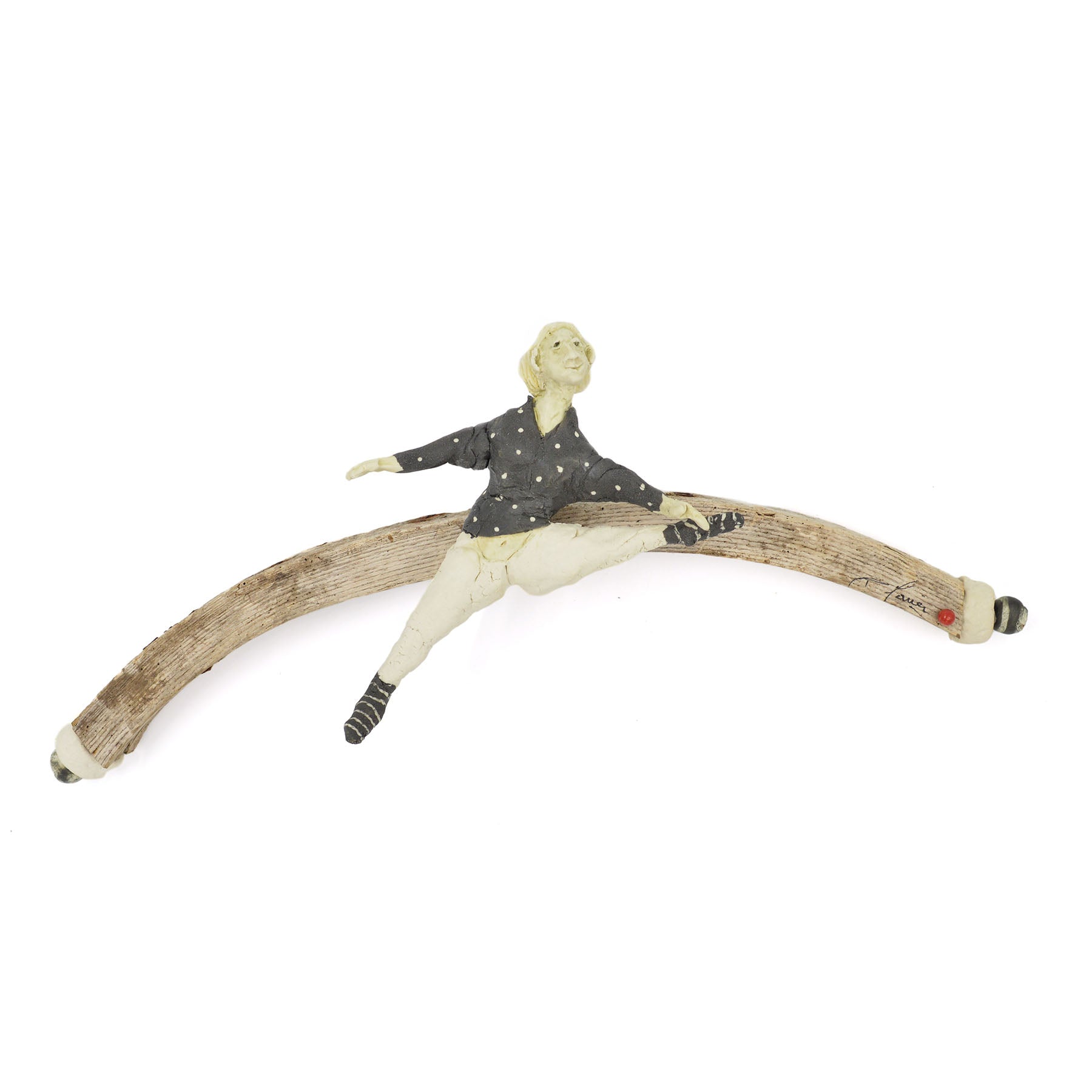 SCULPTURE HOMME QUI SAUTE
