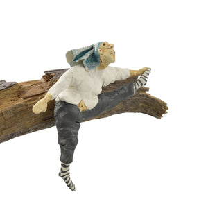 SCULPTURE HOMME QUI SAUTE