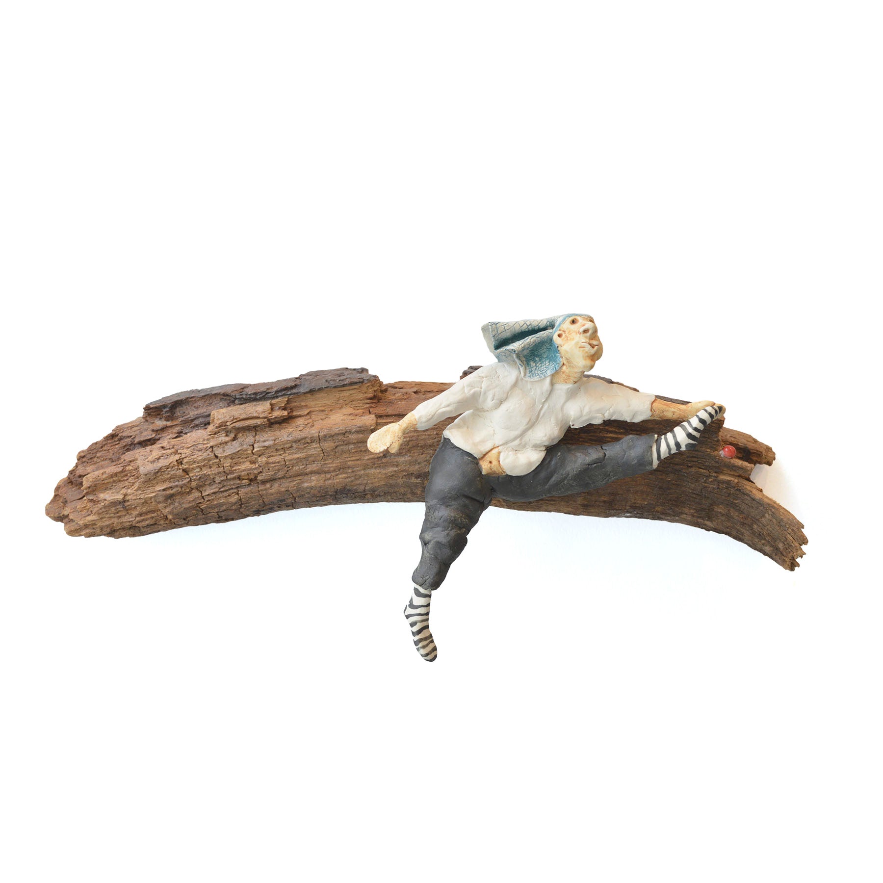 SCULPTURE HOMME QUI SAUTE
