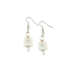 Boucles d'oreilles en porcelaine