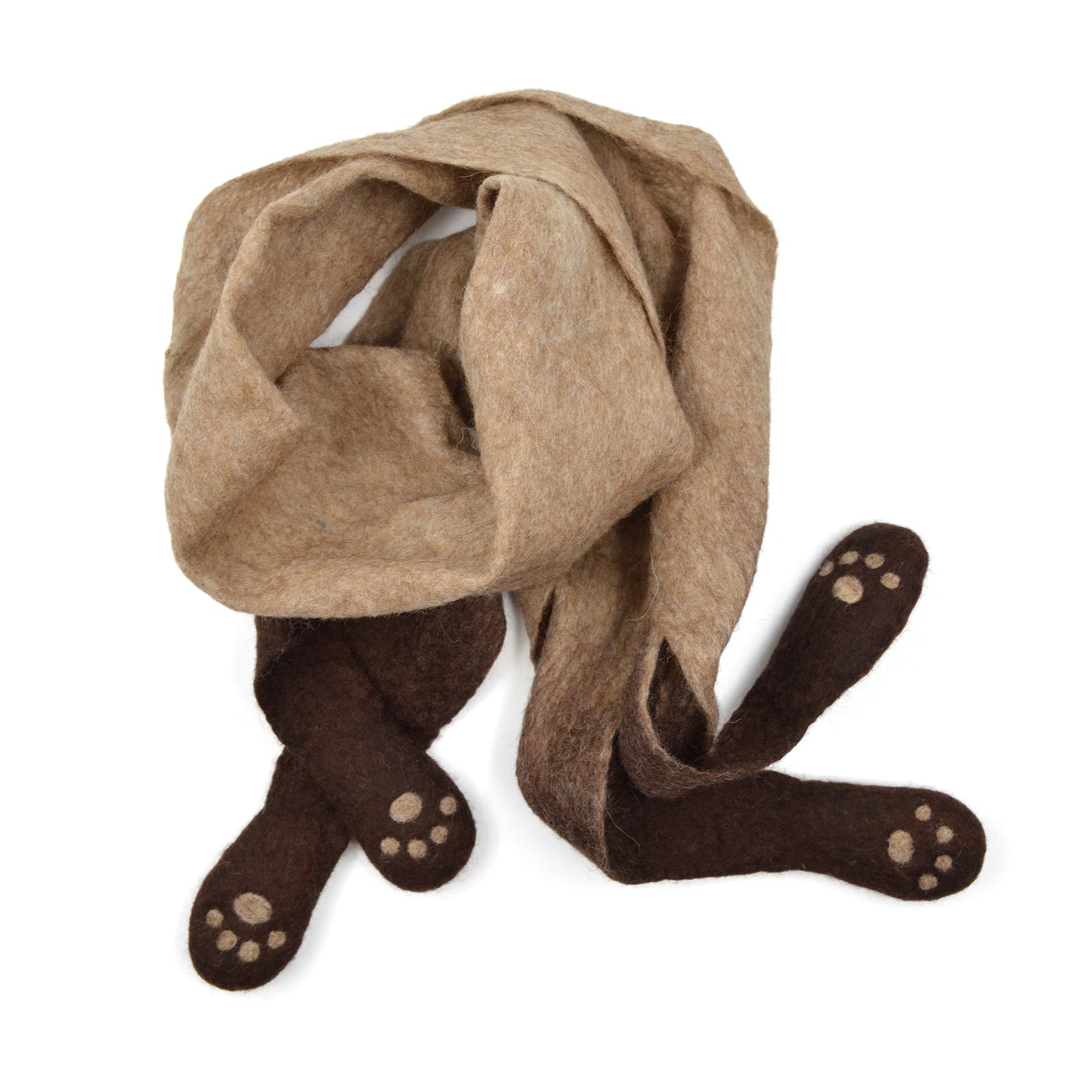 Écharpe en alpaga Pattes de chat