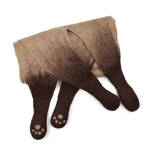 Écharpe en alpaga Pattes de chat