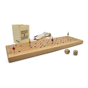 Serpents et Échelles en bois