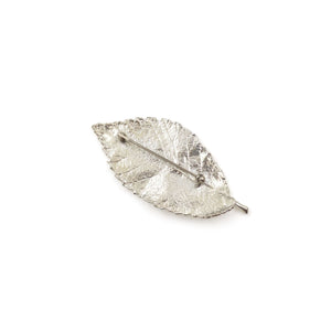 Broche en argent Orme rouge