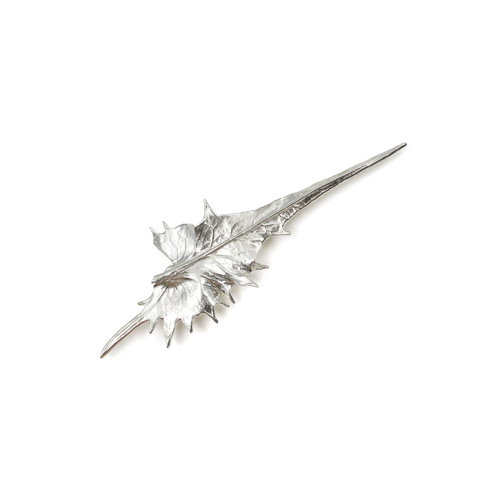 Broche Chardon blanc