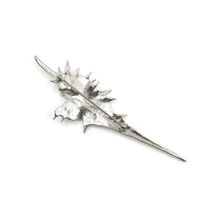 Broche Chardon blanc