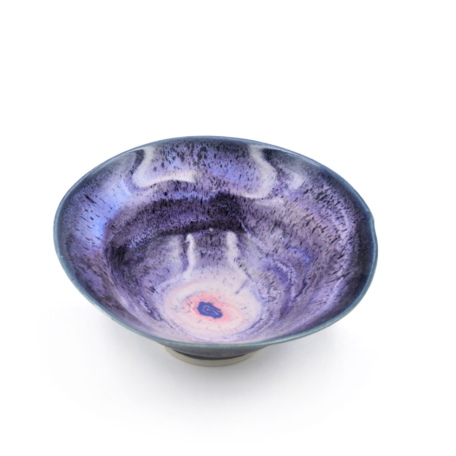 Bol ondulé en porcelaine