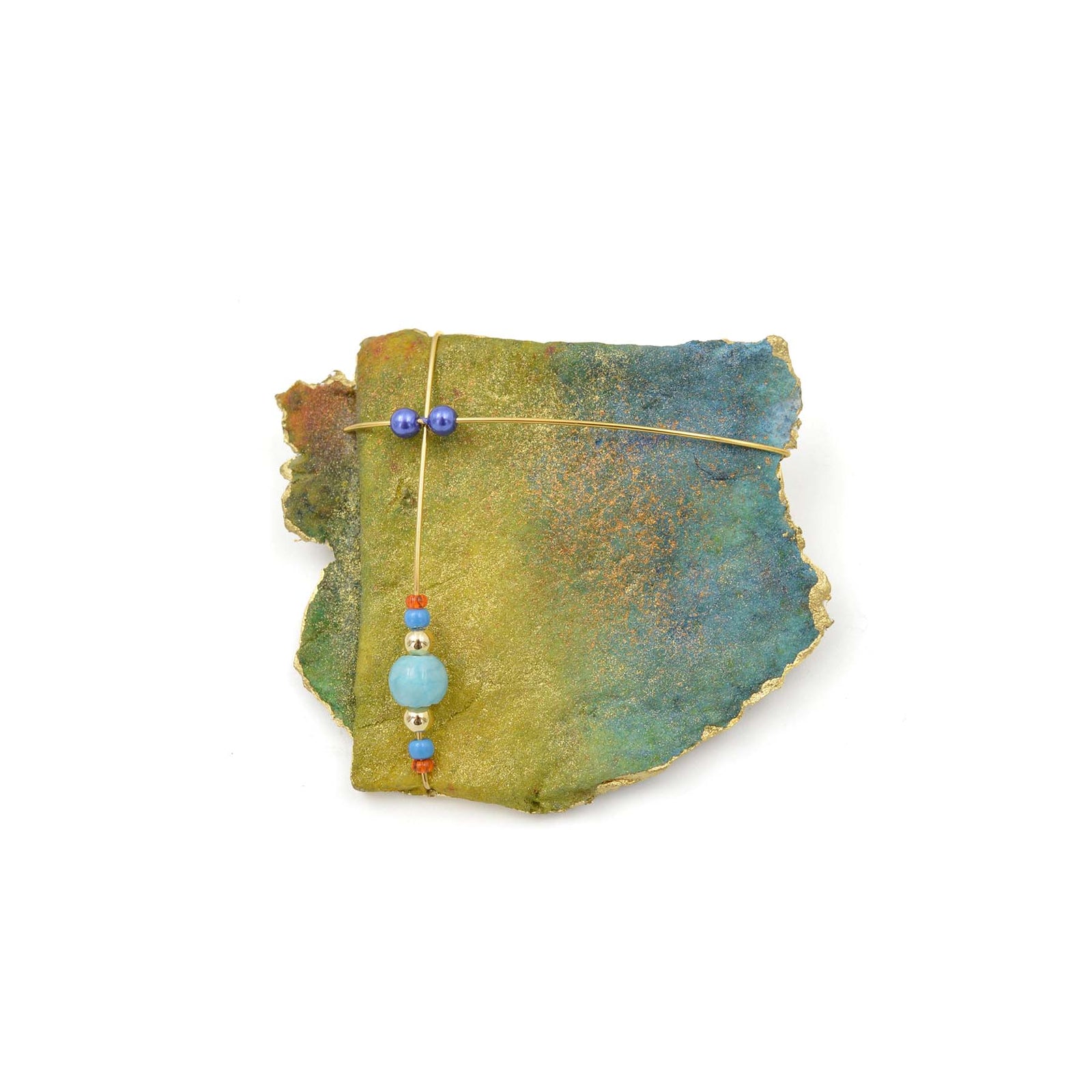 Broche en fibre de coton