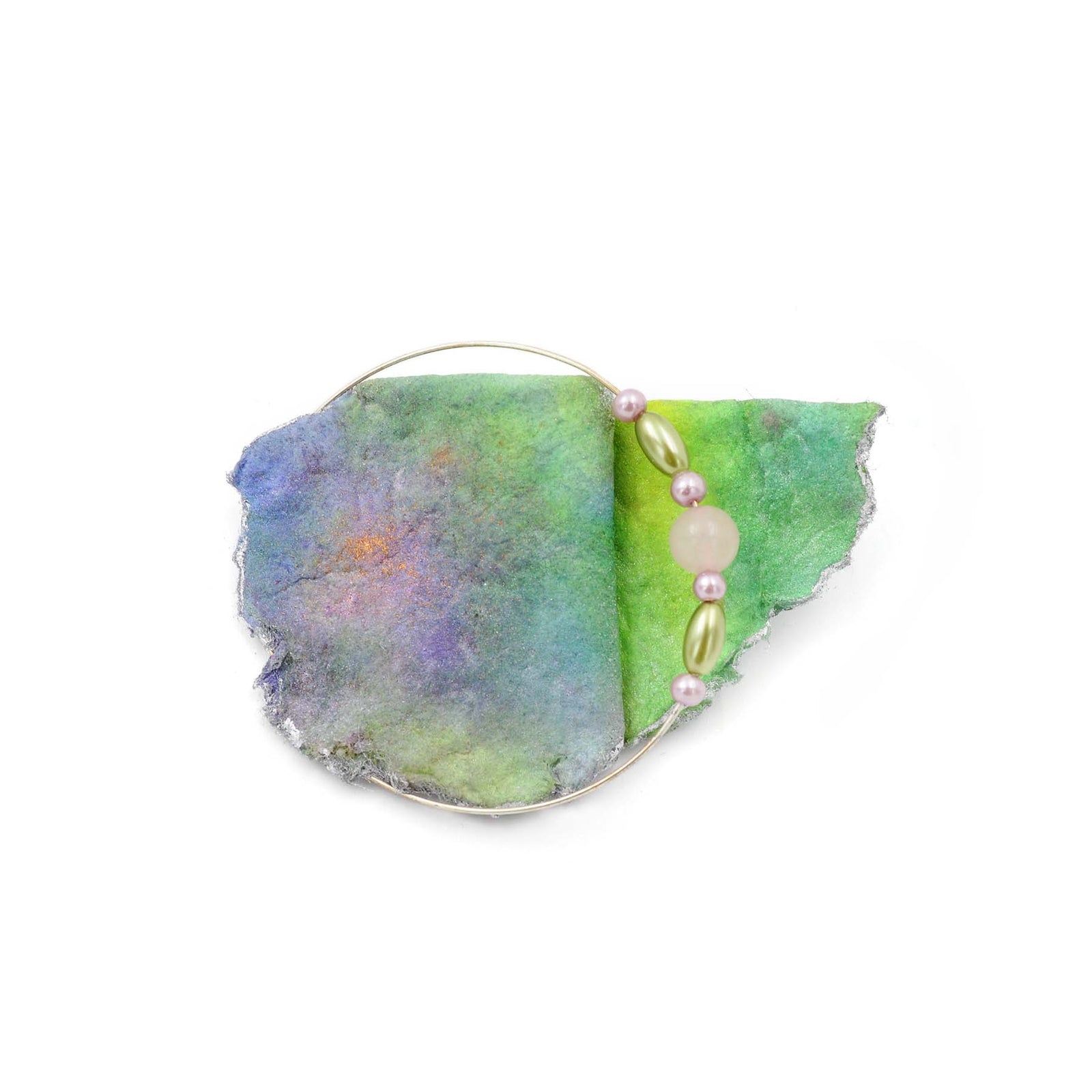 Broche en fibre de coton