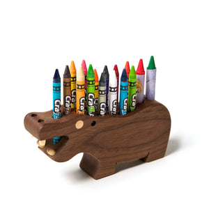 Porte-crayons en bois - Animaux