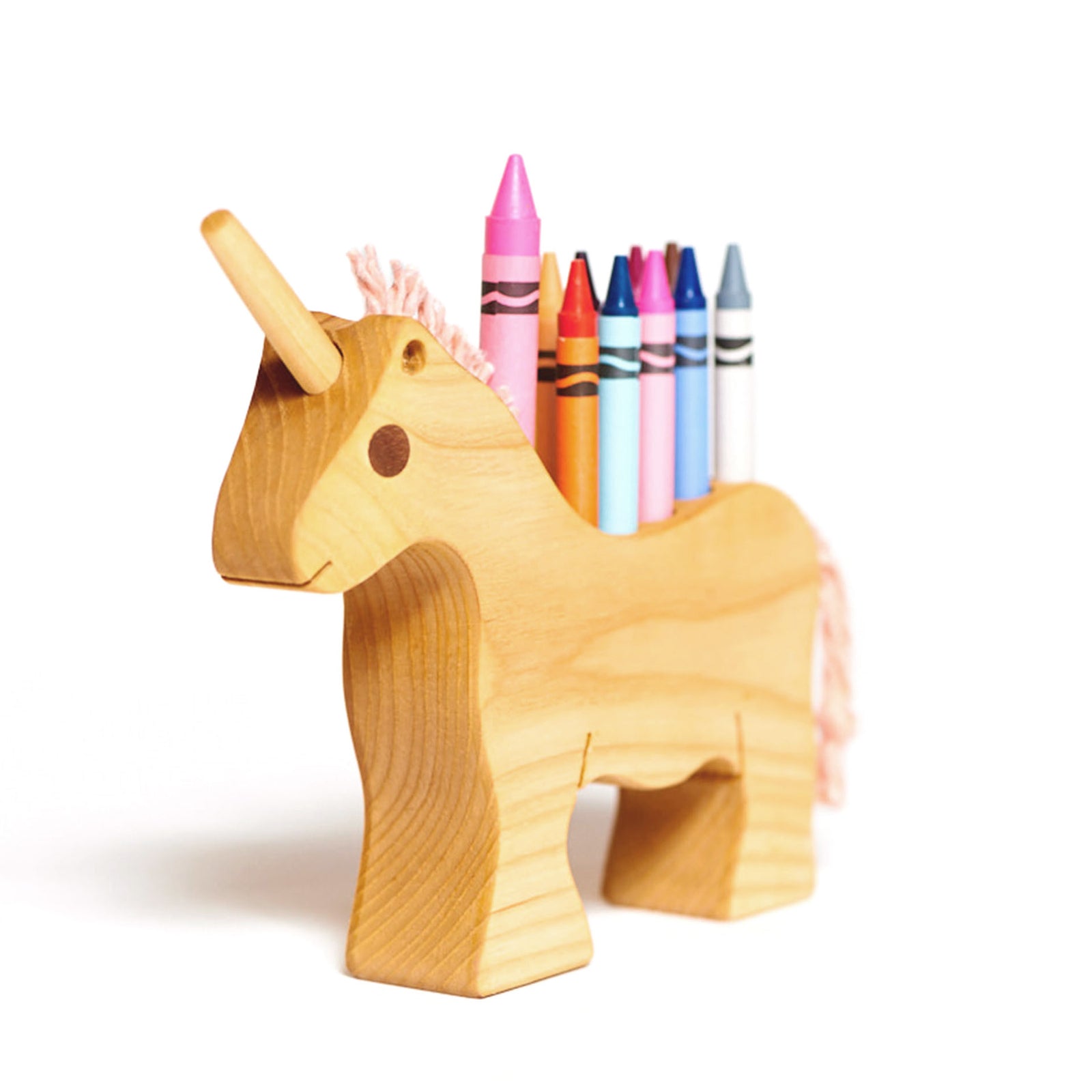 Porte-crayons en bois - Animaux
