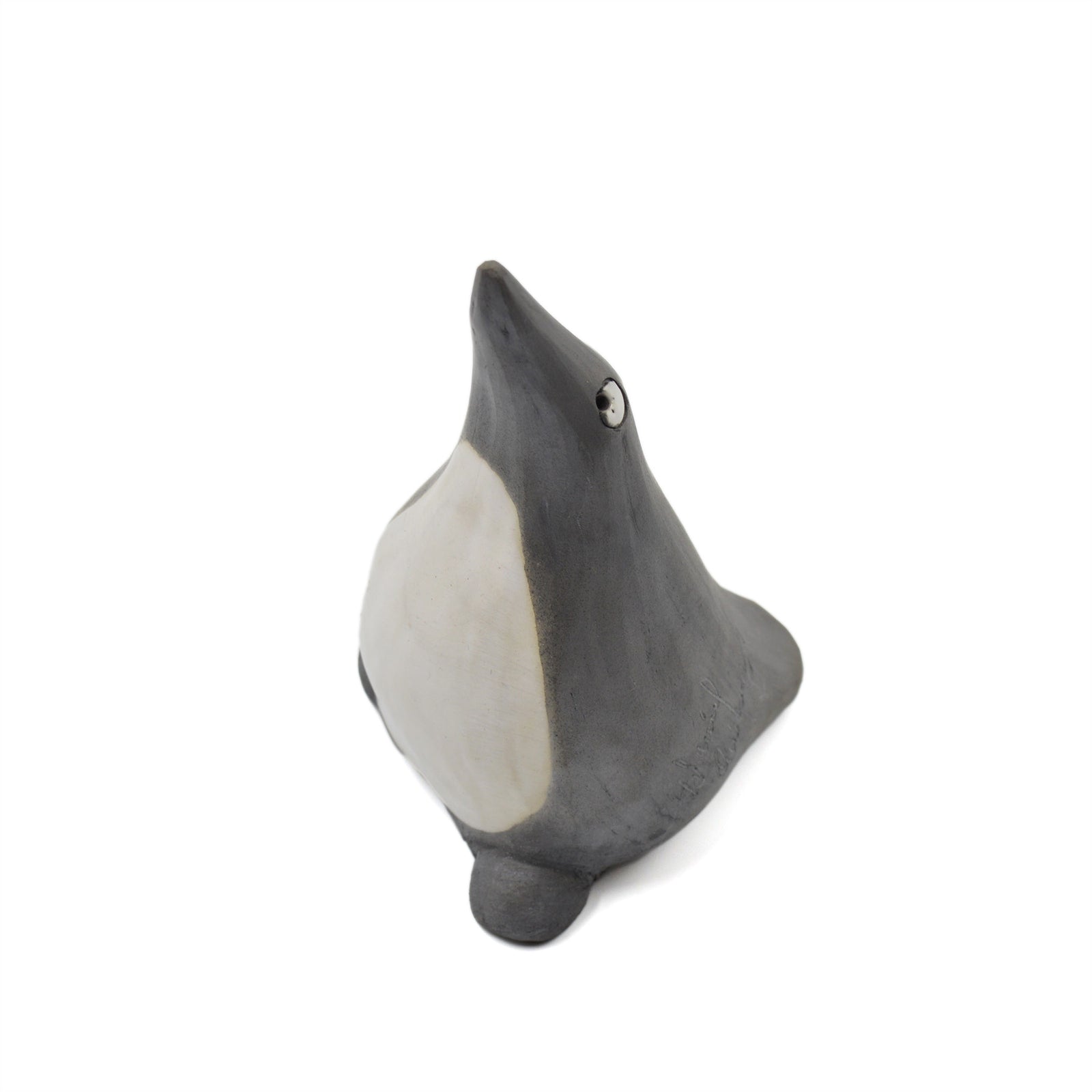 Gros manchot en grès