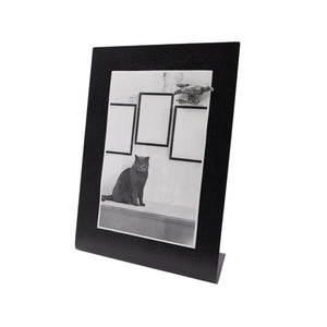 Cadre photo noir en acier