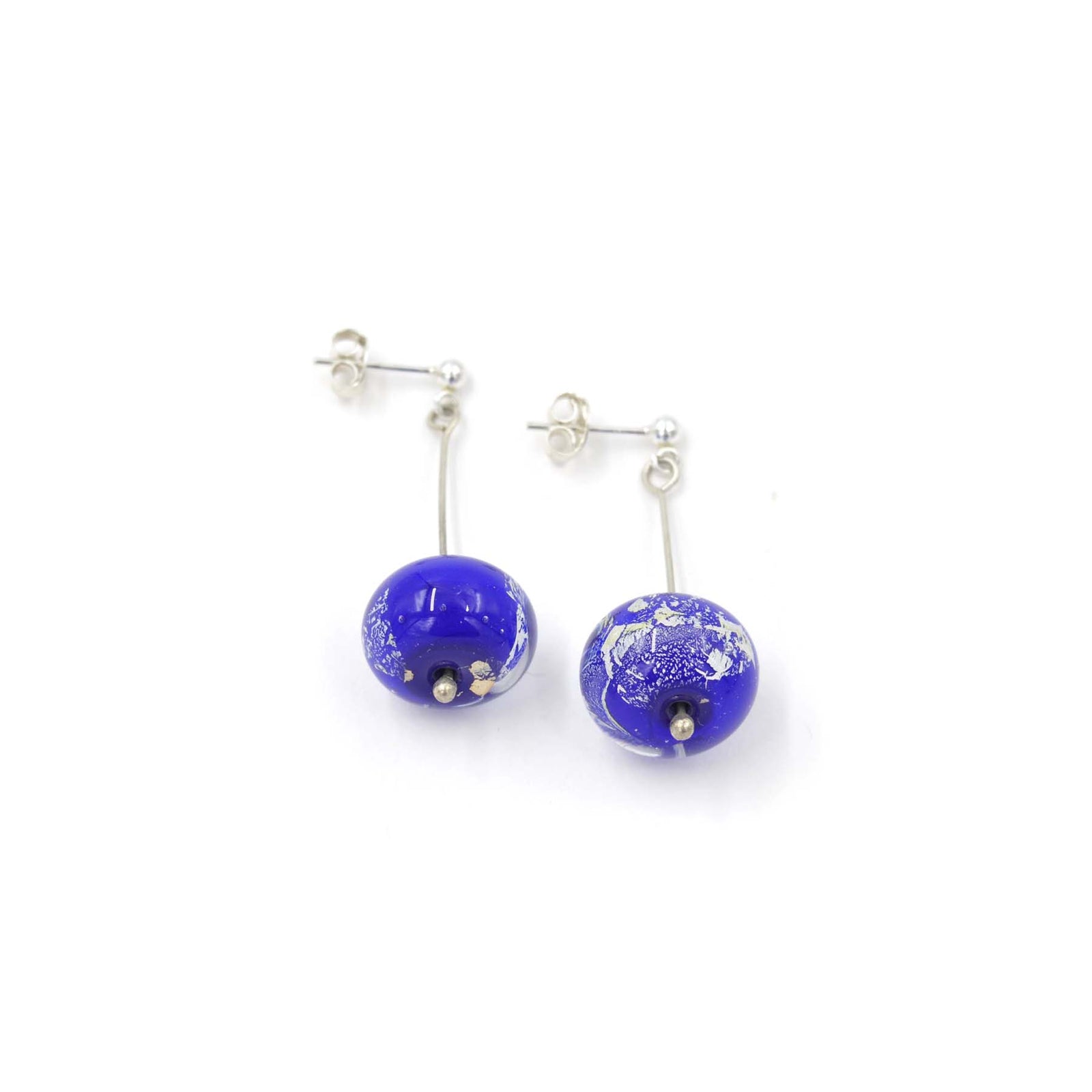 Boucles d'oreilles en verre