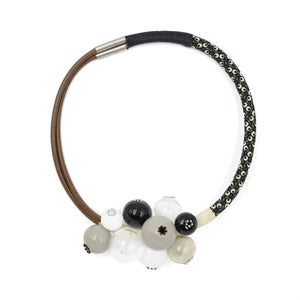 COLLIER MUM NOIR&BLANC