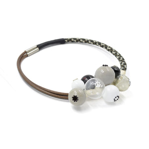 COLLIER MUM NOIR&BLANC