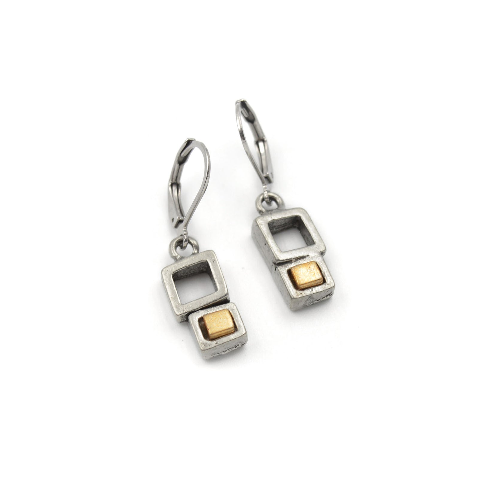 Boucles d'oreilles en étain