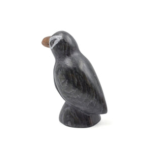 Sculpture en stéatite - Macareux