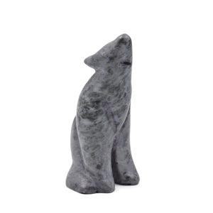 Sculpture en stéatite - Loup