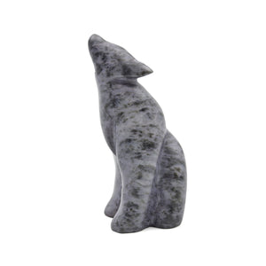 Sculpture en stéatite - Loup