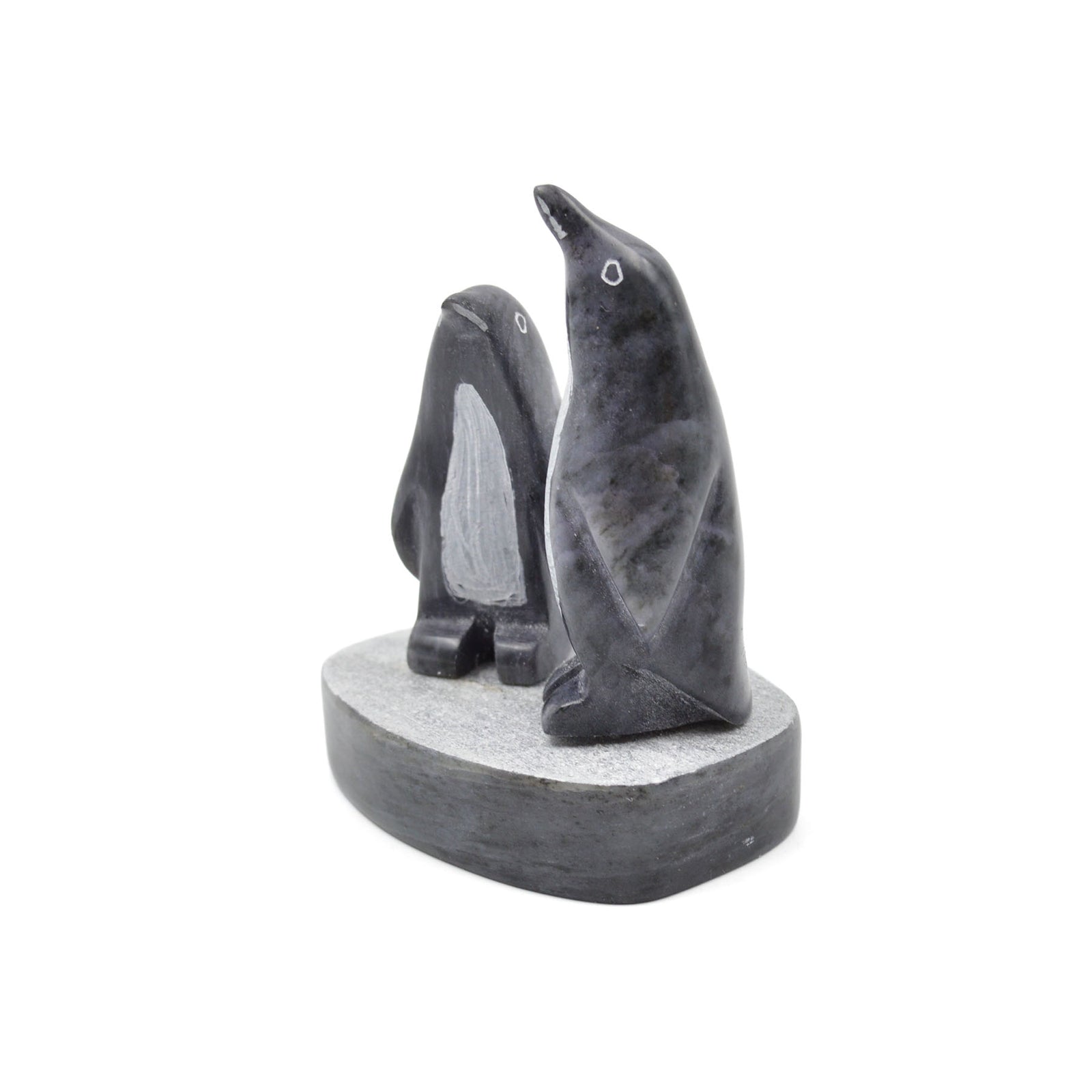 Sculpture en stéatite - Manchots