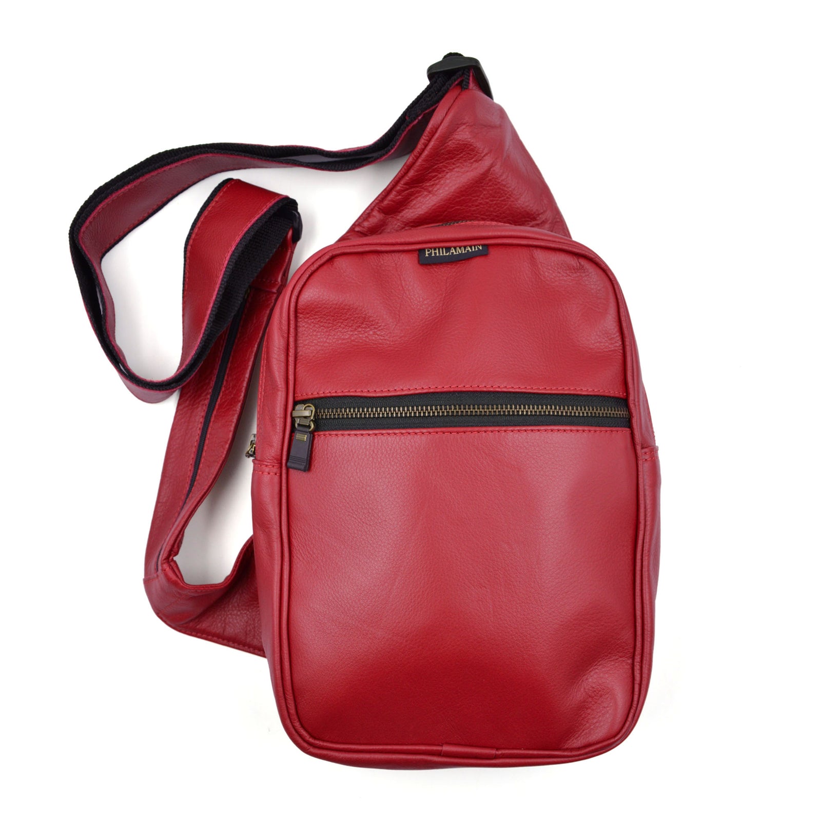 Sac à dos à une bretelle - rouge