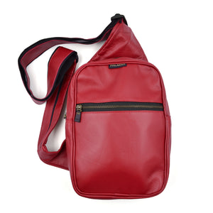 Sac à dos à une bretelle - rouge