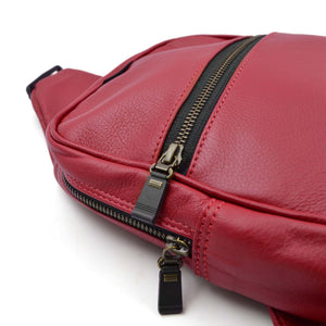 Sac à dos à une bretelle - rouge