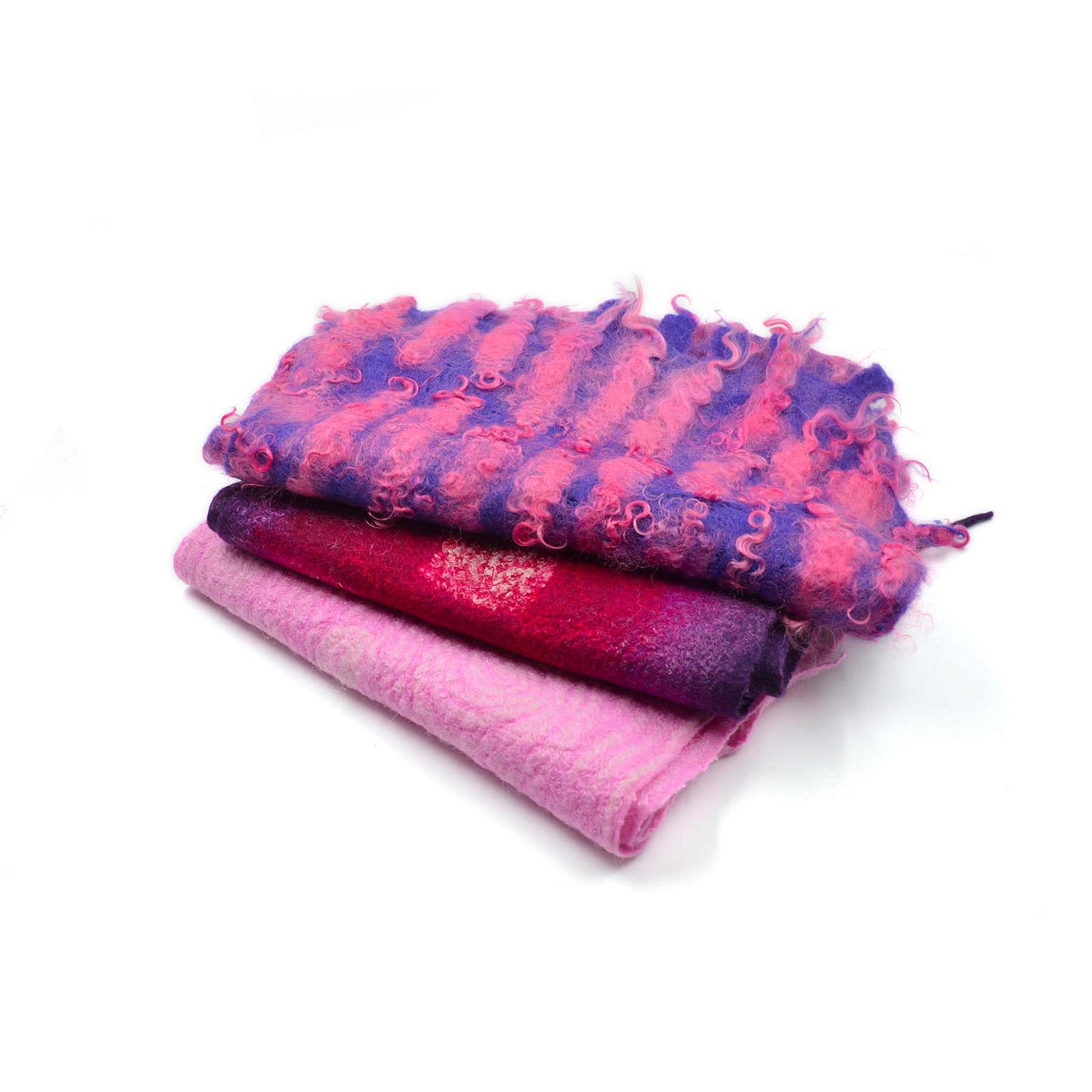 Foulard en laine feutrée