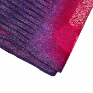 Foulard en laine feutrée