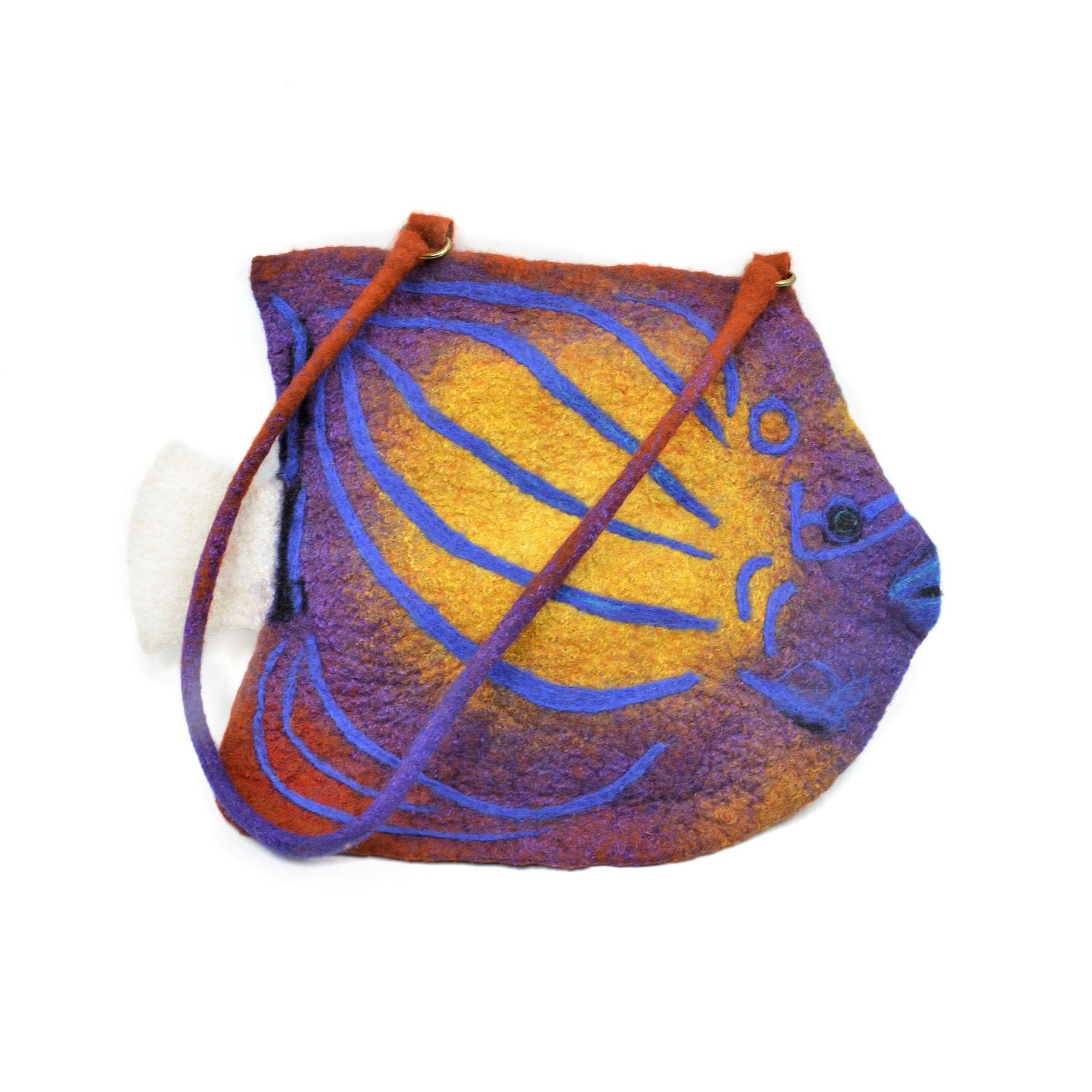 SAC À MAIN FEUTRÉ 'POISSON'