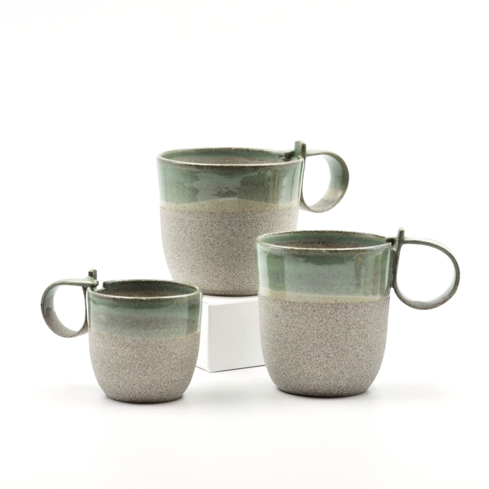 Tasse vert granit