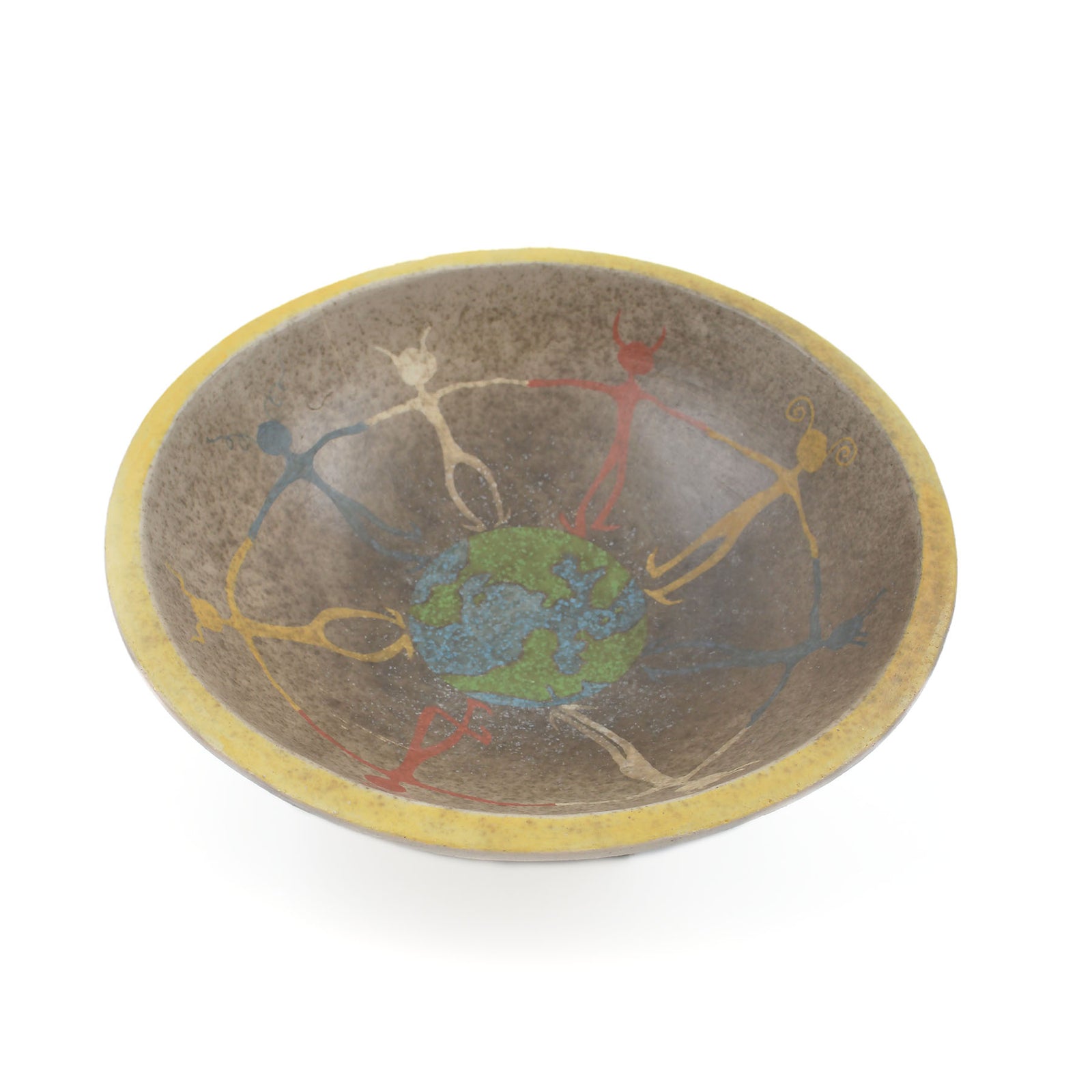 Bol décoratif mi-raku