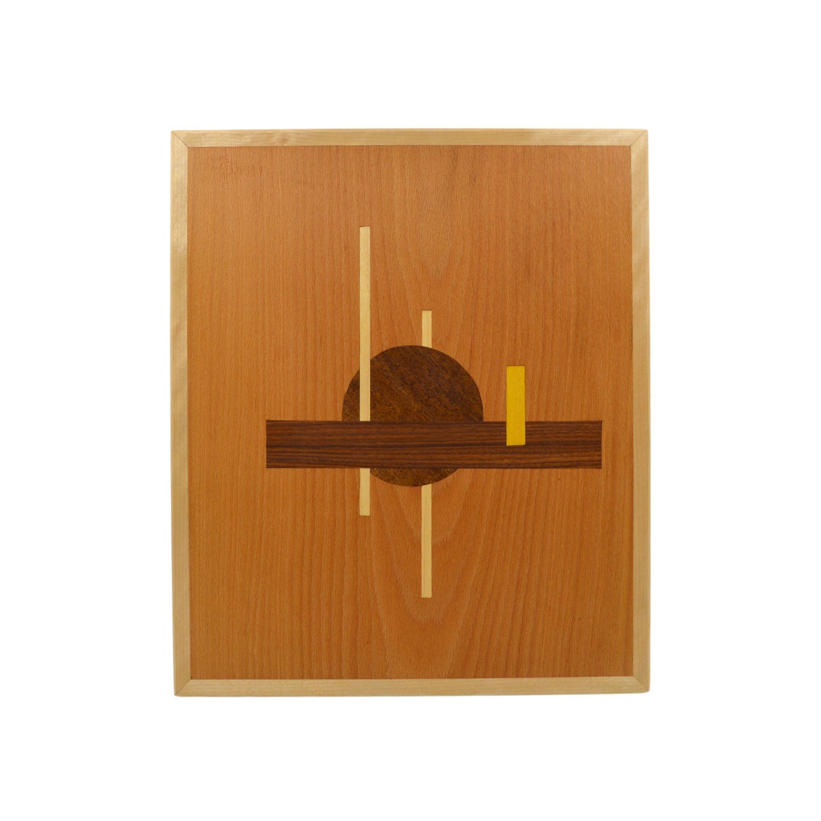 Cadre en marqueterie de bois