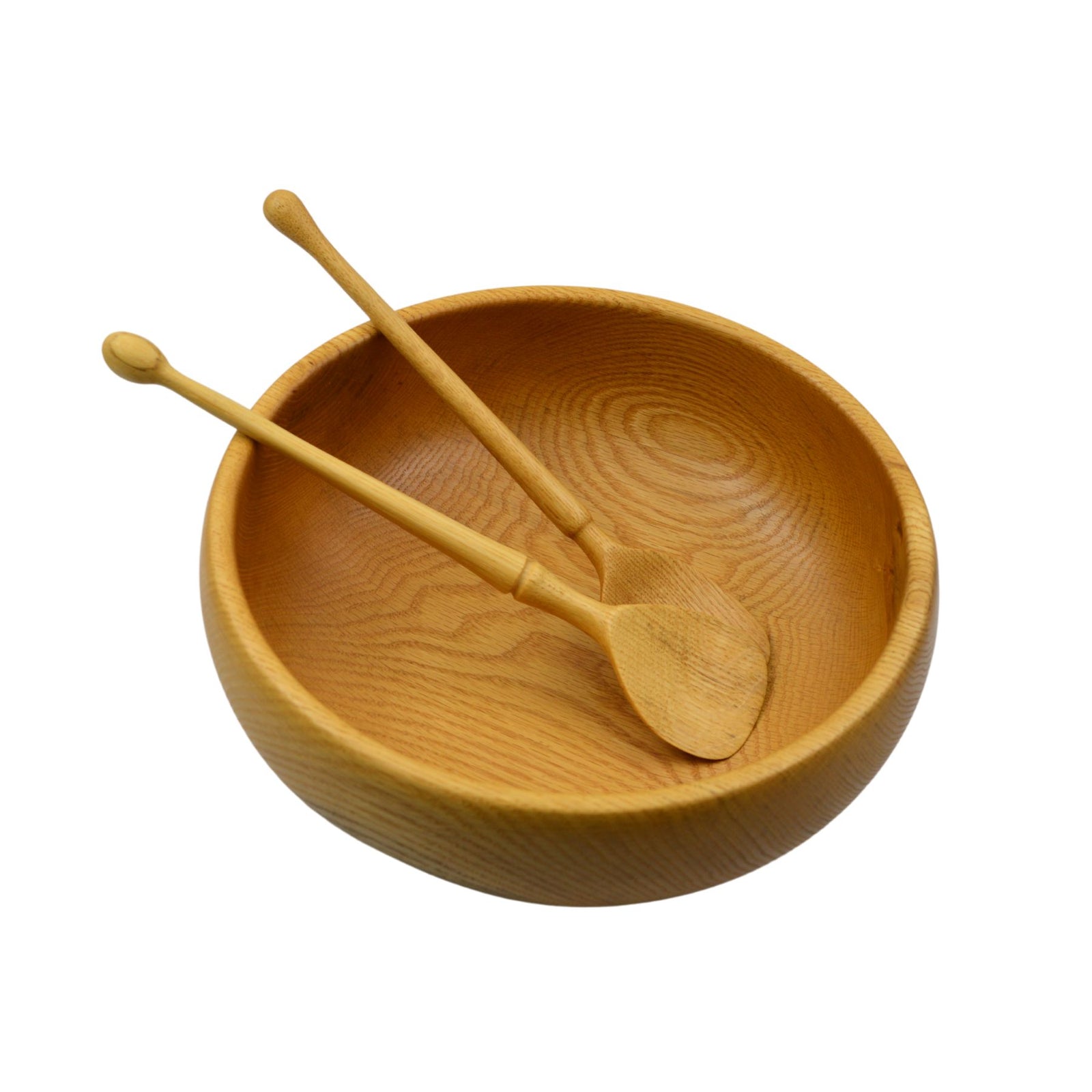 Bol à salade avec ustensiles