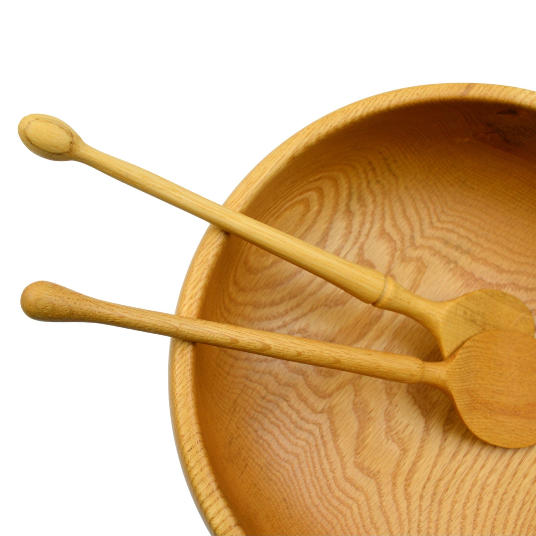 Bol En Bois D'acacia Massif - Grand Format Rond - Fait Main - Pour Salade, Soupe, Fruits - Naturel Et écologique