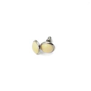 Boucles d'oreilles en ivoire de mammouth