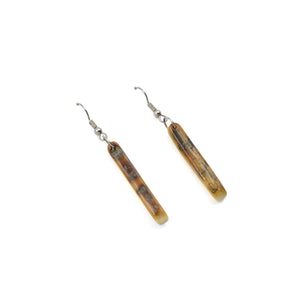Boucles d'oreilles en ivoire de mammouth
