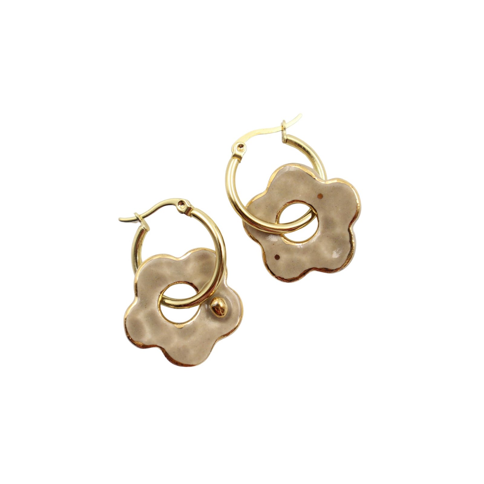 Boucles d’oreilles en porcelaine – créole