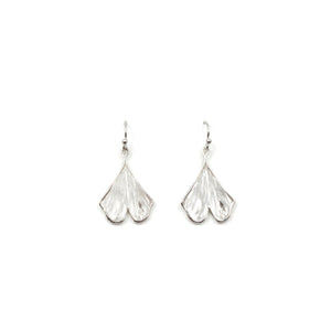 Boucles d'oreilles en argent Ginkgo