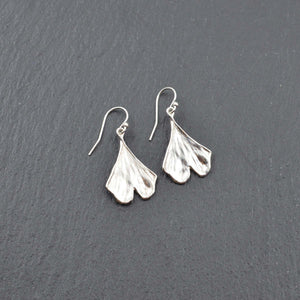Boucles d'oreilles en argent Ginkgo